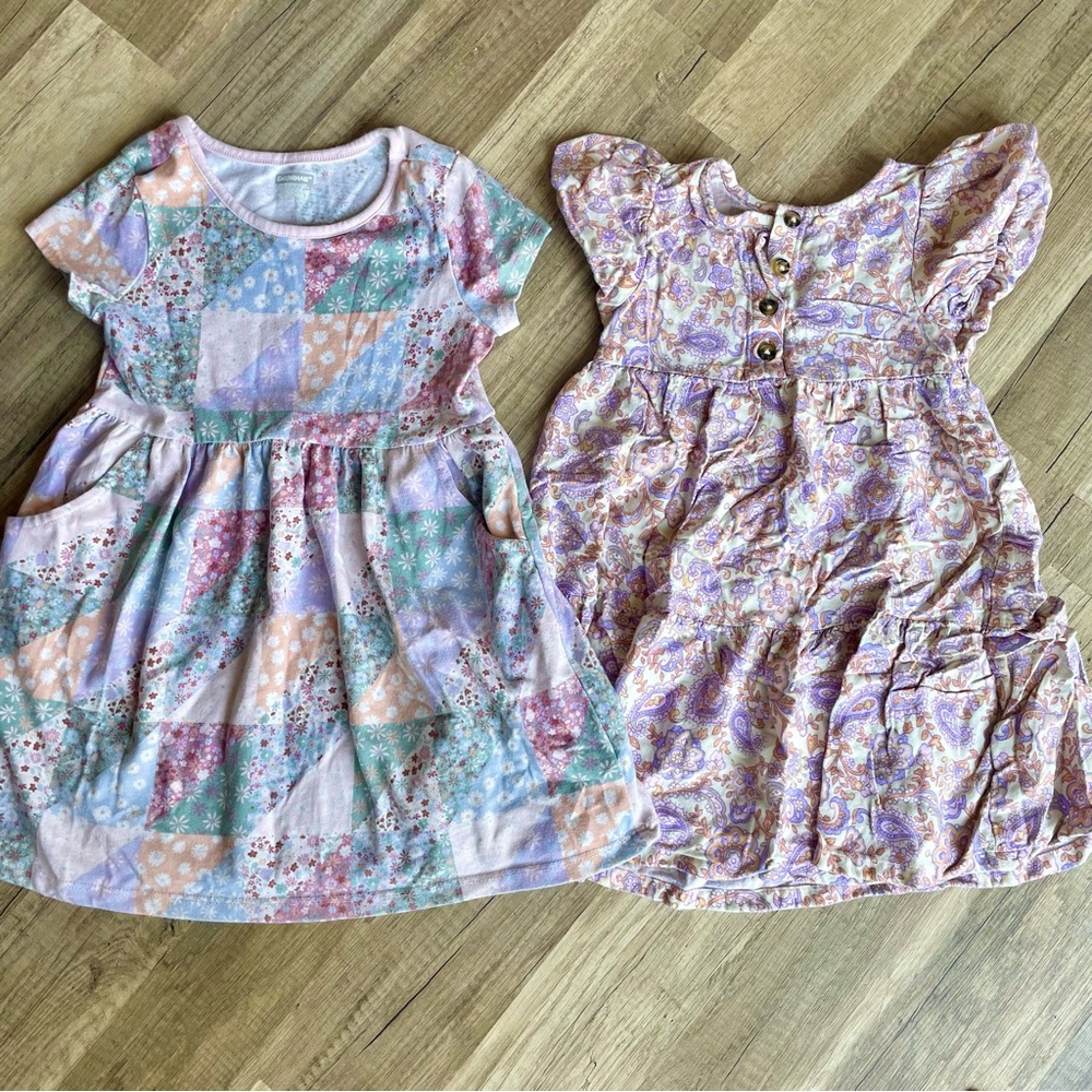 Lot of 2, girls dresses, 4T